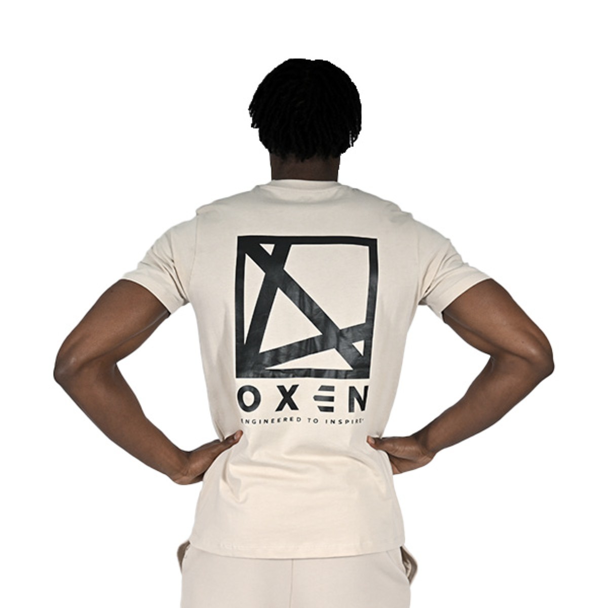 Oxen Icon Tee Pebble - Image 2