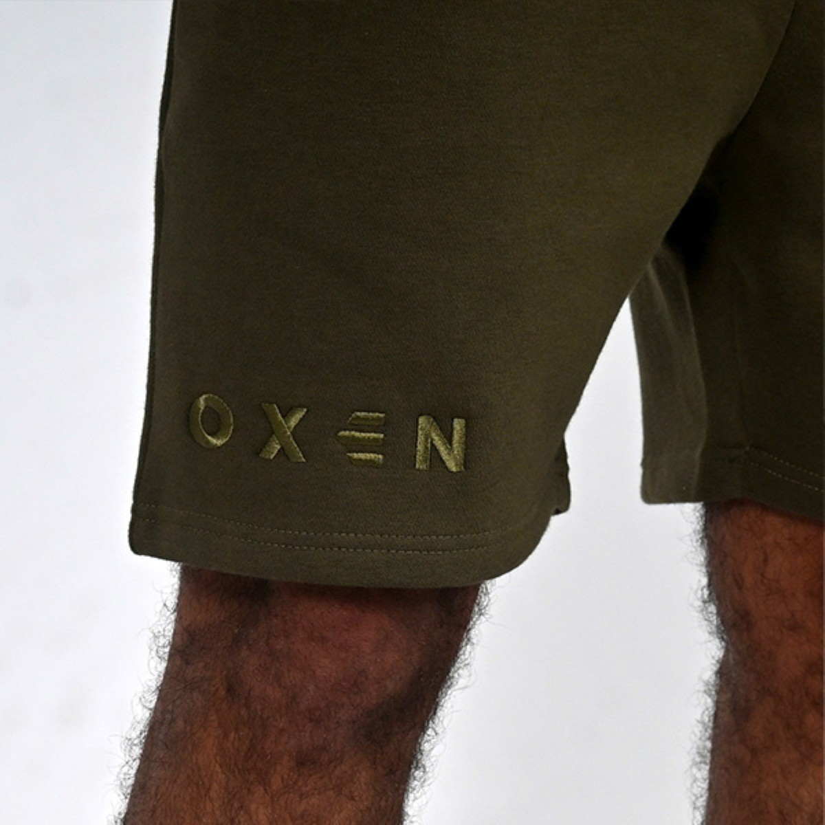 Oxen Legacy Sweat Short Olive - Image 2