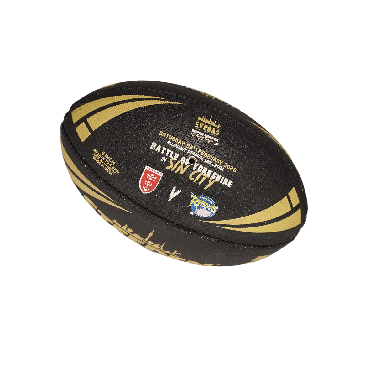Dual Vegas Skyline 2026 Supporter Ball Mini 6 inch - Image 2