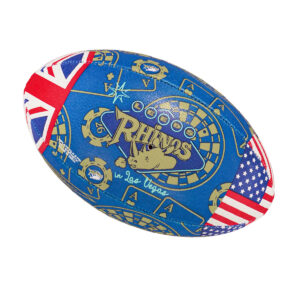 Leeds Rhinos Vegas Multi Logo Supporter Ball Sz3