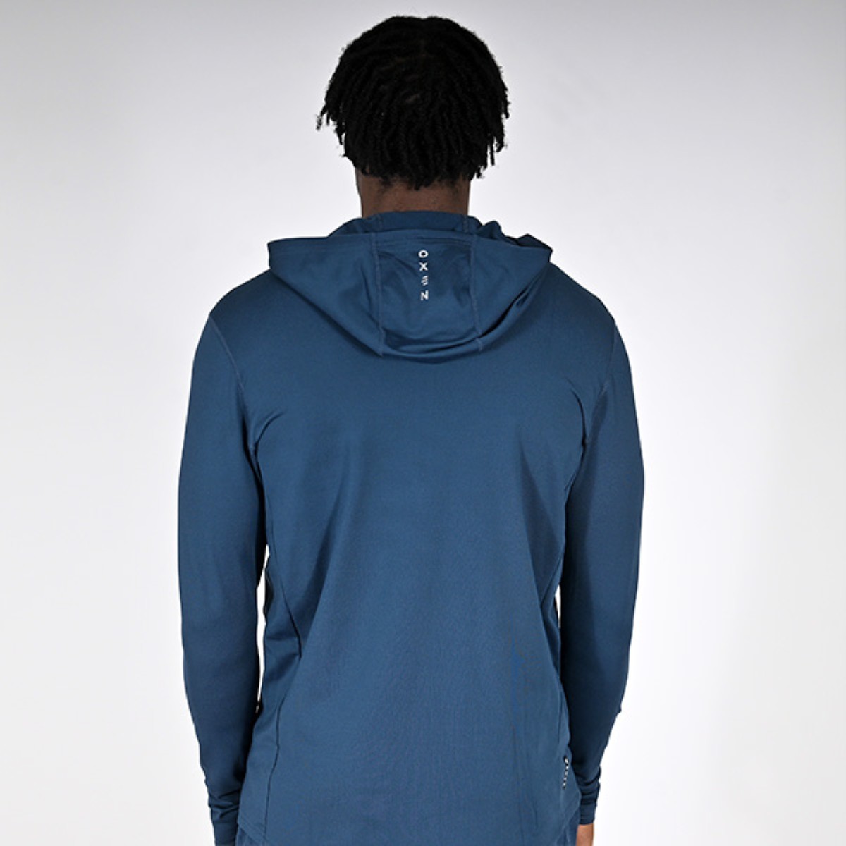 Oxen Mens Endure FZ Performance Hoody Sapphire - Image 2