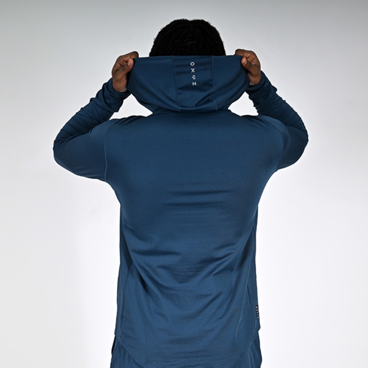 Oxen Mens Endure OH Performance Hoody Sapphire - Image 2