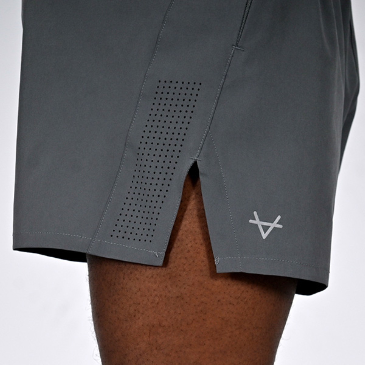 Oxen Mens Endure Performance 5" Short Fossil - Image 2