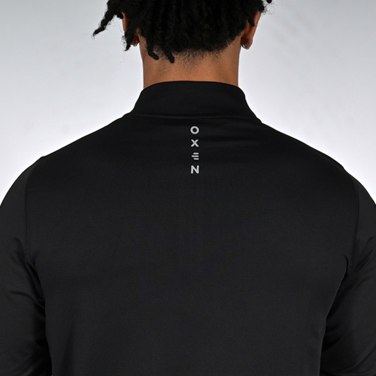 Oxen Mens Endure Performance QZ Midlayer Blk - Image 3