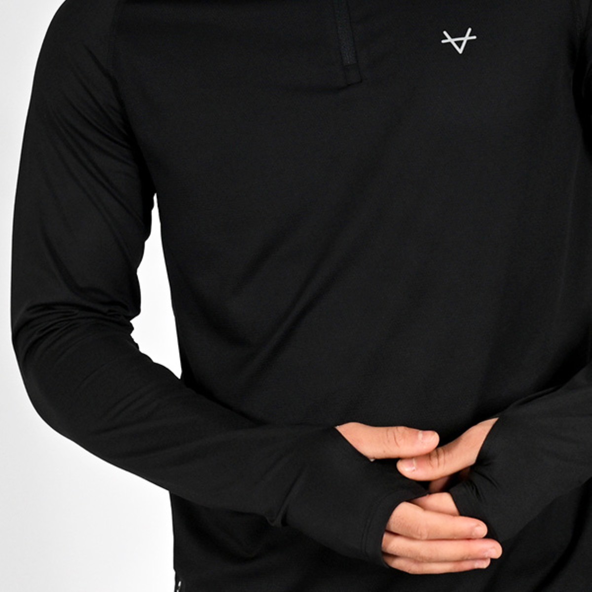 Oxen Mens Endure Performance QZ Midlayer Blk - Image 4