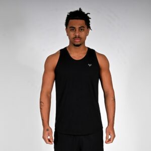 Oxen Mens Endure Performance Singlet Black