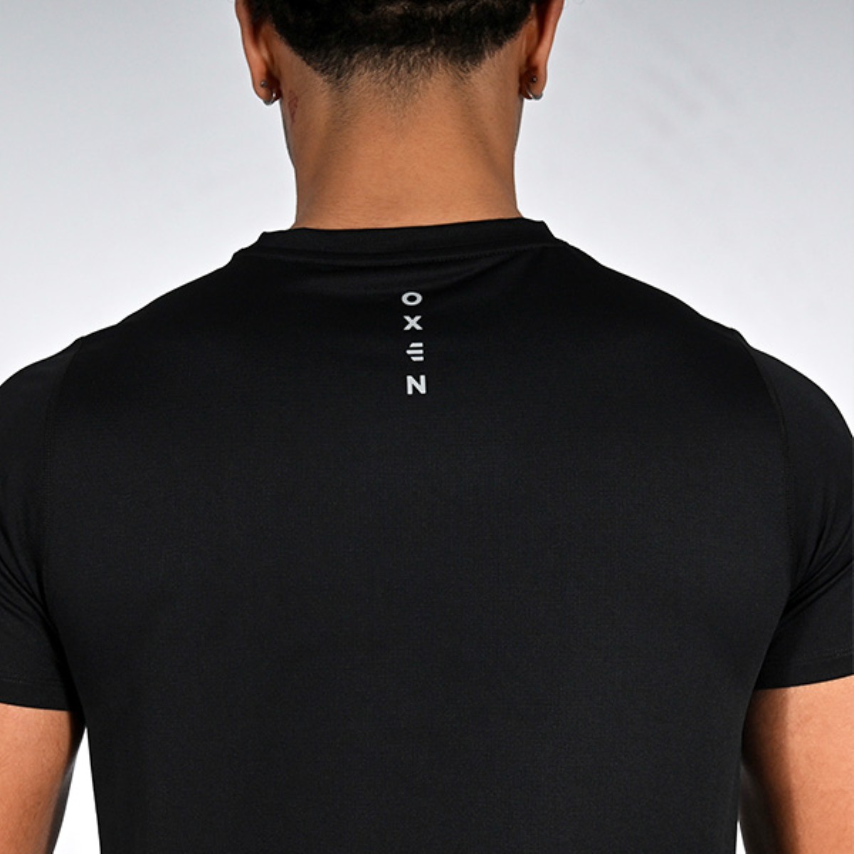 Oxen Mens Endure Performance T-Shirt Black - Image 3