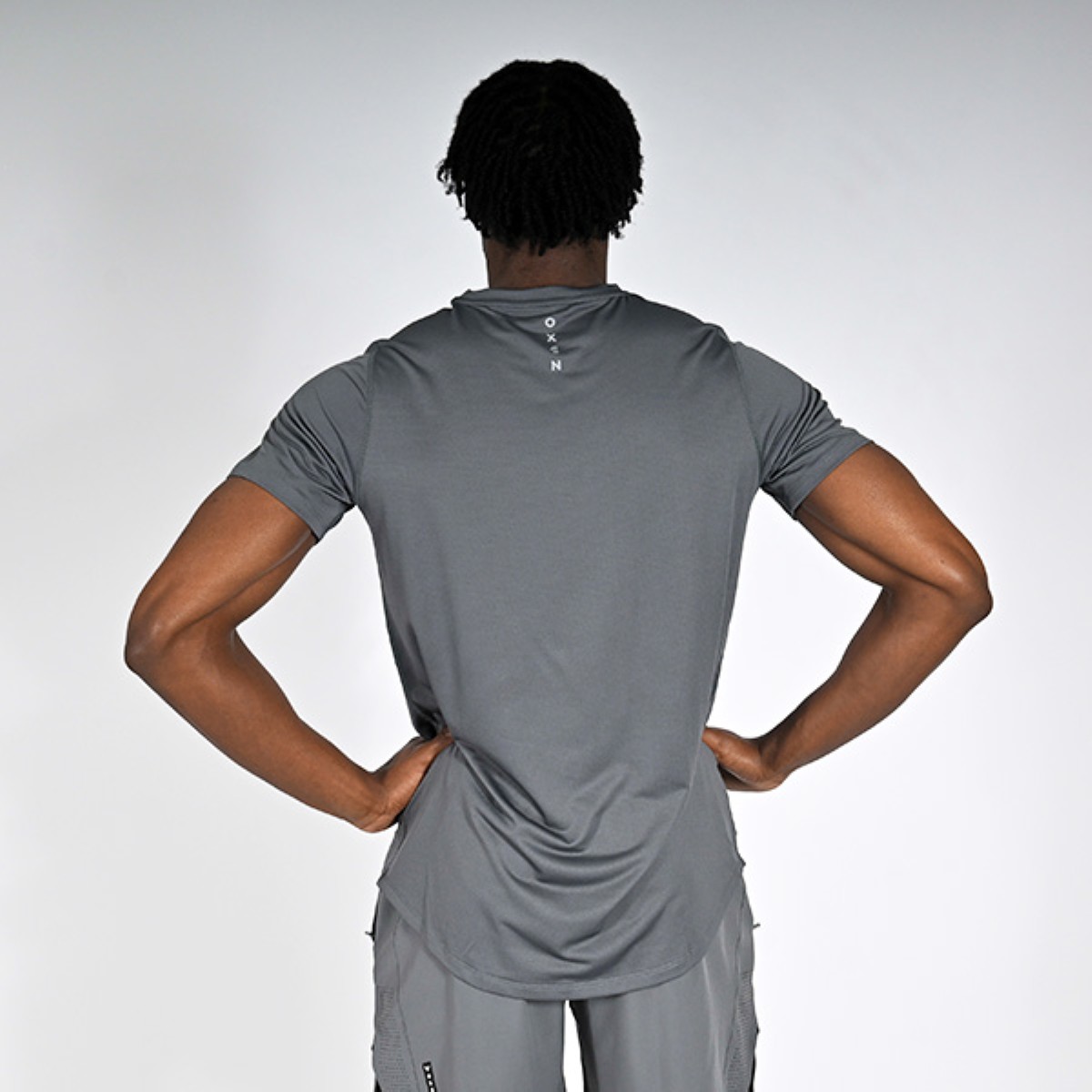 Oxen Mens Endure Performance T-Shirt Fossil - Image 2