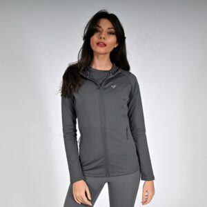 Oxen Womens Endure FZ Performance Hoody Fossil