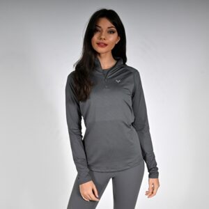 Oxen Womens Endure Performance QZ Midlayer Fossil