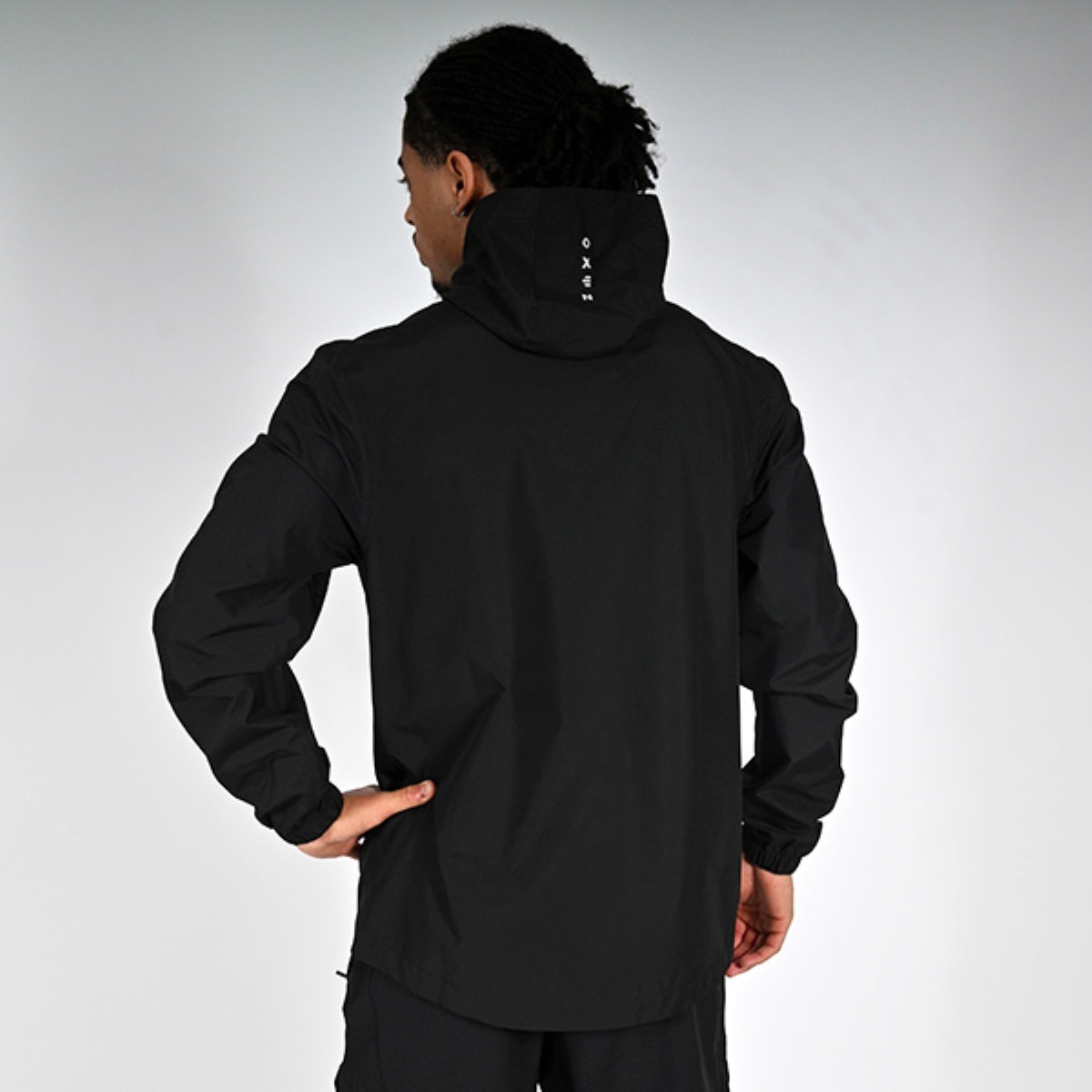 Oxen Adapt Rain Jacket Blk - Image 2