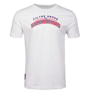 GB Ice Hockey Mitts Tee White