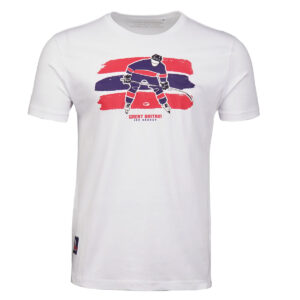 GB Ice Hockey Player Tee White