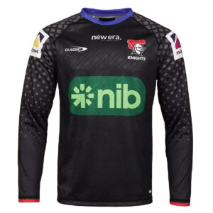 Newcastle Knights 2025 L/S Training Tee Blk