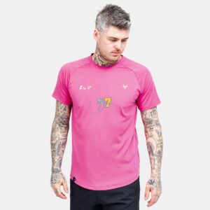 Oxen Marathon Endure Tee Ruby Pink