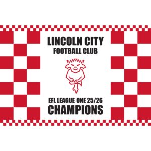 Lincoln City 25/26 Champs 3x2 Flag
