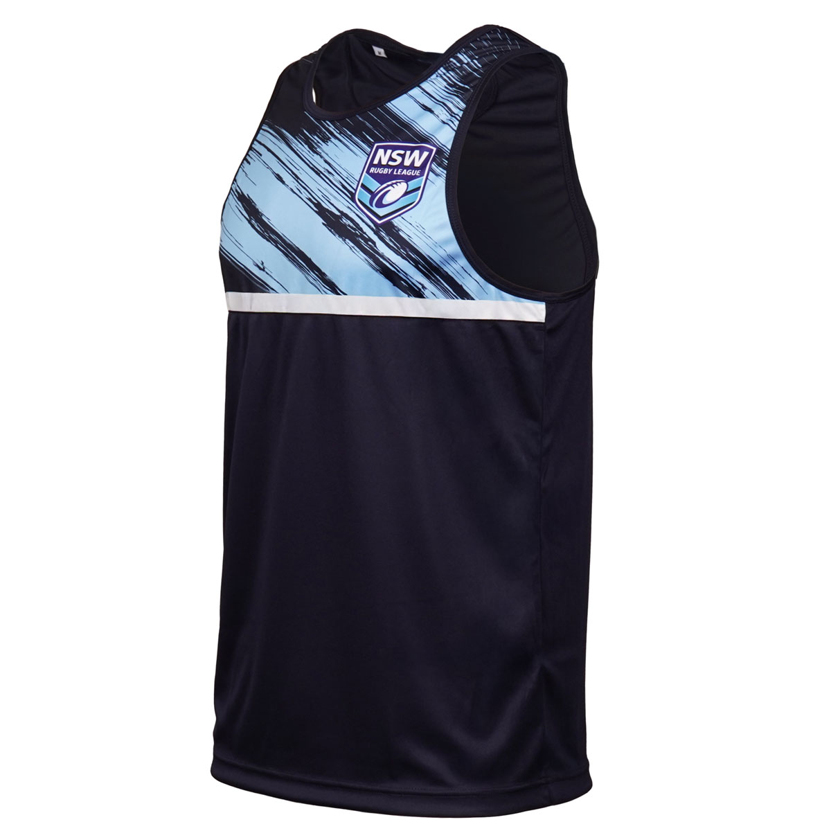 NSW26 Navy Singlet Adult - Image 2