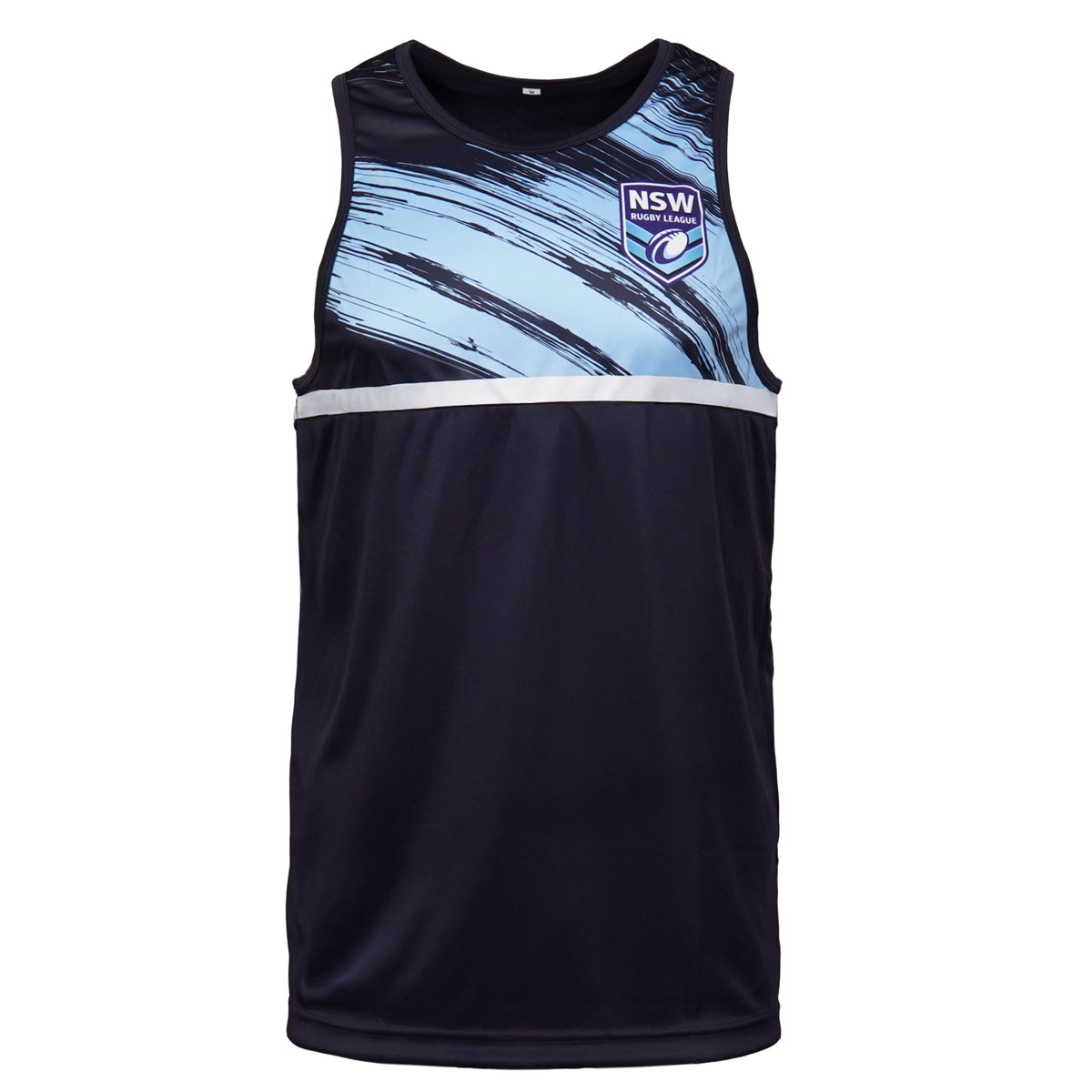 NSW26 Navy Singlet Junior