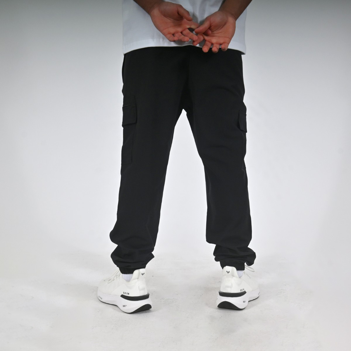 Oxen Mens Endure Stretch Woven Combat Pant Black - Image 4
