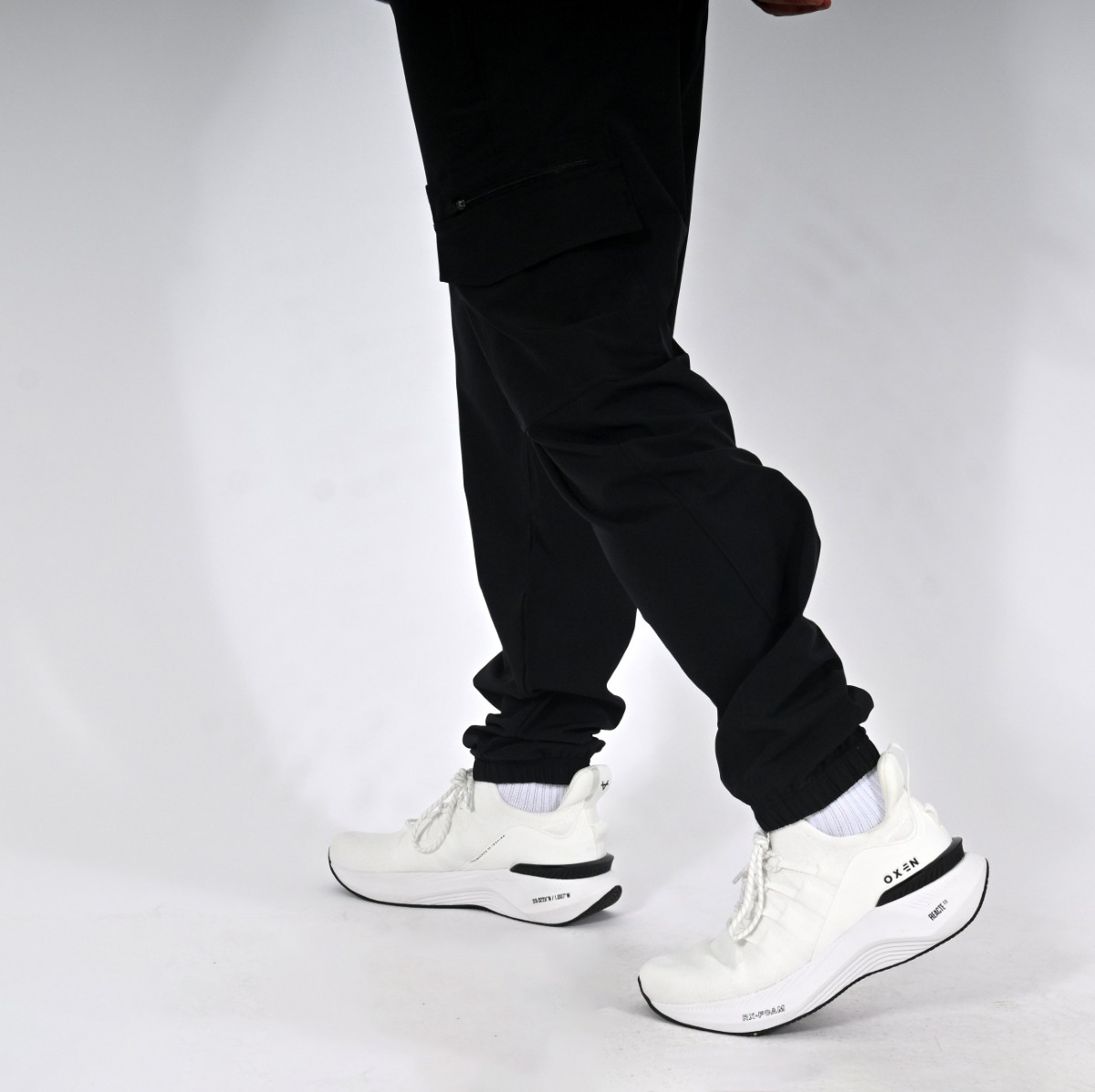 Oxen Mens Endure Stretch Woven Combat Pant Black - Image 6
