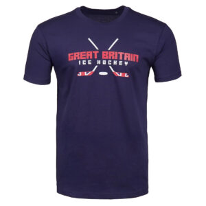 GB Ice Hockey Sticks Tee Navy
