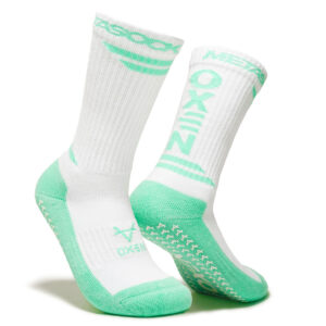 Oxen Meta Grip Socks White/Mint JNR