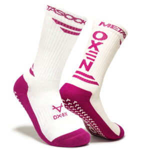 Oxen Meta Grip Socks White/Purple JNR