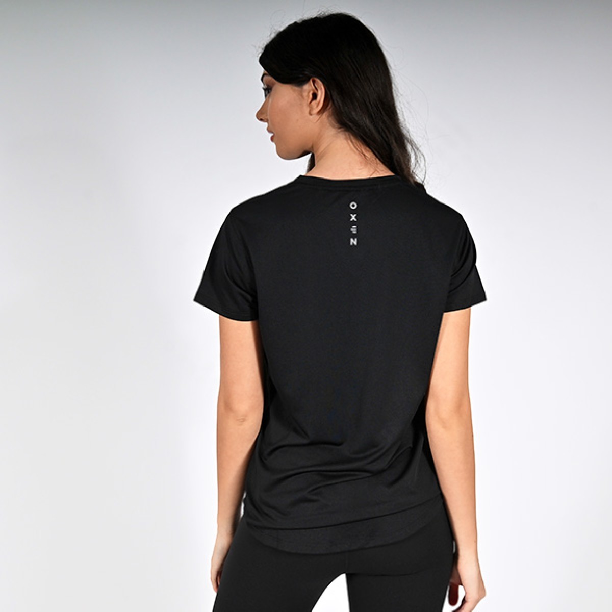 Oxen Womens Endure Performance T-Shirt Blk - Image 2