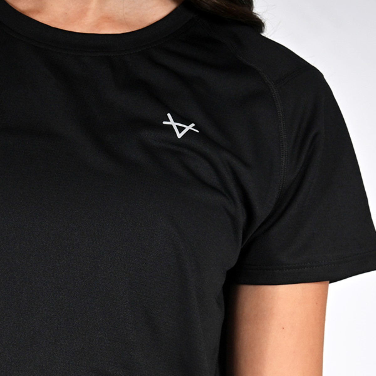 Oxen Womens Endure Performance T-Shirt Blk - Image 3